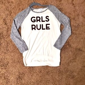 OLD NAVY GIRLS FLEECE SHIRT SIZE L. NWT